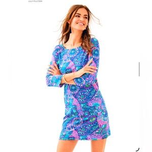 TEMP $ DROP Lilly Pulitzer Bay Dress in the print  “No -Prob- Llama .